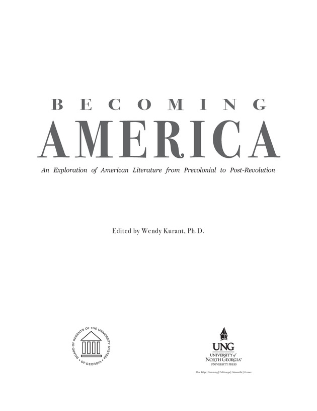 Becoming America - Title Page 2